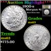 Image 1 : ***Auction Highlight*** 1900-s Morgan Dollar $1 Graded Select Unc BY USCG (fc)