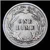 Image 3 : 1907-p Barber Dime 10c Grades Choice AU