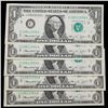 Image 2 : 5x Consecutive 1974 $1 Federal Reserve Notes (Philadelphia, PA), All CU Grades CU