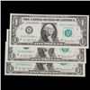 Image 2 : 3x Non-Consecutive 1977A $1 Federal Reserve Notes (New York, NY), All CU Grades CU