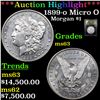 Image 1 : ***Auction Highlight*** 1899-o Micro O Morgan Dollar $1 Graded Select Unc BY USCG (fc)