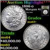 Image 1 : ***Auction Highlight*** 1896-o Morgan Dollar $1 Graded Select+ Unc BY USCG (fc)