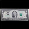 Image 2 : 1995 **Star Note** $2 Federal Reserve Note (Atlanta, GA) Grades Select AU