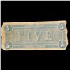 Image 3 : 1864 $5 Confederate Note, T69 Grades vf++