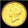Image 2 : 1851 Gold Dollar TY-I $1 Graded ms62 BY SEGS