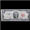 Image 2 : 1953A **Star Note** $2 Red Seal United States Note Grades vf+