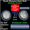 Image 1 : Buffalo Nickel Shotgun Roll in Old Bank Style 'Bell Telephone'  Wrapper 1925 &d Mint Ends