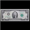 Image 2 : 1995 **Star Note** $2 Federal Reserve Note (Atlanta, GA) Grades Gem CU