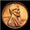 Image 2 : 1957-p Lincoln Cent 1c Grades Gem+ Unc RD
