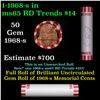 Image 1 : Shotgun Lincoln 1c roll, 1968-s 50 pcs Bank Wrapper.