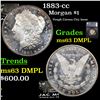 Image 1 : 1883-cc Morgan Dollar $1 Graded ms63 DMPL BY SEGS