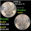 Image 1 : 1886-p Morgan Dollar $1 Grades Choice+ Unc