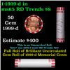 Image 1 : Shotgun Lincoln 1c roll, 1999-d 50 pcs Bank Wrapper.