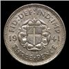 Image 3 : 1941 Great Britain 3 Pence (Threepence) Silver KM# 848 Grades Select Unc