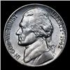 Image 2 : 1942-p Jefferson Nickel 5c Grades Select+ Unc