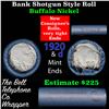 Image 1 : Buffalo Nickel Shotgun Roll in Old Bank Style 'Bell Telephone'  Wrapper 1920 &d Mint Ends