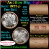 Image 1 : ***Auction Highlight*** Full solid date 1922-p Uncirculated Peace silver dollar roll, 20 coins (fc)