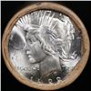Image 2 : ***Auction Highlight*** Full solid date 1922-p Uncirculated Peace silver dollar roll, 20 coins (fc)