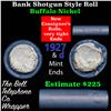 Image 1 : Buffalo Nickel Shotgun Roll in Old Bank Style 'Bell Telephone'  Wrapper 1927 &d Mint Ends