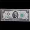 Image 2 : 1976 $2 Green Seal Federal Reseve Note (Philadelphia, PA) Grades Select CU