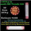 Image 1 : Shotgun Lincoln 1c roll, 1979-p 50 pcs Bank Wrapper.
