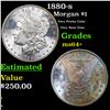 Image 1 : 1880-s Morgan Dollar $1 Grades Choice+ Unc