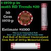 Image 1 : Shotgun Lincoln 1c roll, 1970-p 50 pcs Bank Wrapper.