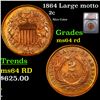 Image 1 : 1864 Large motto Two Cent Piece 2c Graded ms64 rd BY SEGS