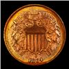 Image 2 : 1864 Large motto Two Cent Piece 2c Graded ms64 rd BY SEGS
