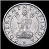 Image 2 : 1954C India-Republic 1/2 Rupee KM# 6.2 Grades Select AU