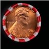 Image 2 : Shotgun Lincoln 1c roll, 1982-d 50 pcs Bank Wrapper.