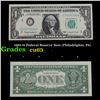 Image 1 : 1963 $1 Federal Reserve Note (Philadelphia, PA) Grades Gem CU