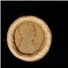 Image 2 : Mixed small cents 1c orig shotgun roll, 1917-d Wheat Cent, 1891 Indian Cent other end, Brinks Wrappe