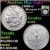 Image 1 : ***Auction Highlight*** 1896-o Morgan Dollar $1 Graded Select Unc BY USCG (fc)