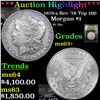 Image 1 : ***Auction Highlight*** 1879-s Rev '78 Top 100 Morgan Dollar $1 Graded Select+ Unc BY USCG (fc)