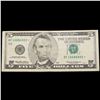 Image 2 : **Star Note** 1999 $5 Green Seal Federal Reserve Note Grades vf+