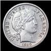 Image 2 : 1910-d Barber Dime 10c Grades AU, Almost Unc