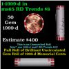 Image 1 : Shotgun Lincoln 1c roll, 1999-d 50 pcs Bank Wrapper.