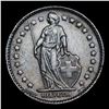 Image 2 : 1964B Switzerland 1 Franc 1f KM# 24 Grades Select Unc