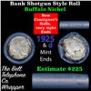 Image 1 : Buffalo Nickel Shotgun Roll in Old Bank Style 'Bell Telephone'  Wrapper 1925 &d Mint Ends