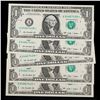 Image 2 : 5x Consecutive **Star Note** 2009 $1 Federal Reserve Notes (Boston, MA), All CU Grades CU