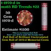 Image 1 : Shotgun Lincoln 1c roll, 1970-d 50 pcs Bank Wrapper.