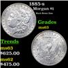 Image 1 : 1885-s Morgan Dollar $1 Grades Select Unc