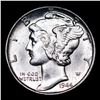 Image 2 : 1944-d Mercury Dime 10c Grades GEM+ FSB