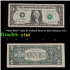 Image 1 : **Star Note** 2001 $1  Federal Reserve Note (Atlanta, GA) Grades xf