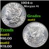 Image 1 : 1904-o Morgan Dollar $1 Grades Select Unc