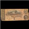 Image 2 : 1864 $5 Confederate Note, T69 Grades f+