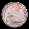 Image 2 : ***Auction Highlight*** 1873 Arrows Seated Liberty Quarter 25c Graded ms63+ By SEGS (fc)