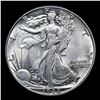 Image 2 : 1942-p Walking Liberty Half Dollar 50c Grades Choice Unc
