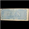 Image 3 : 1864 $10 Confederate Note, T68 Grades Choice AU